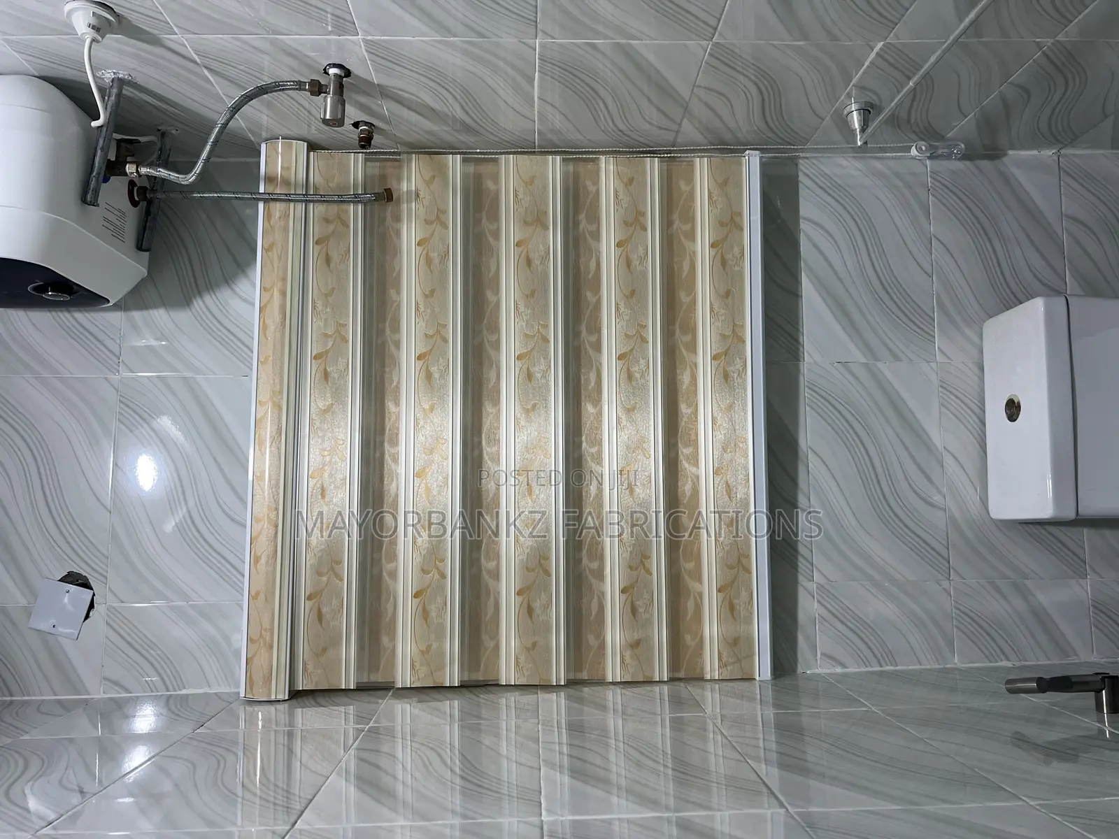 Gold Design Window Blind