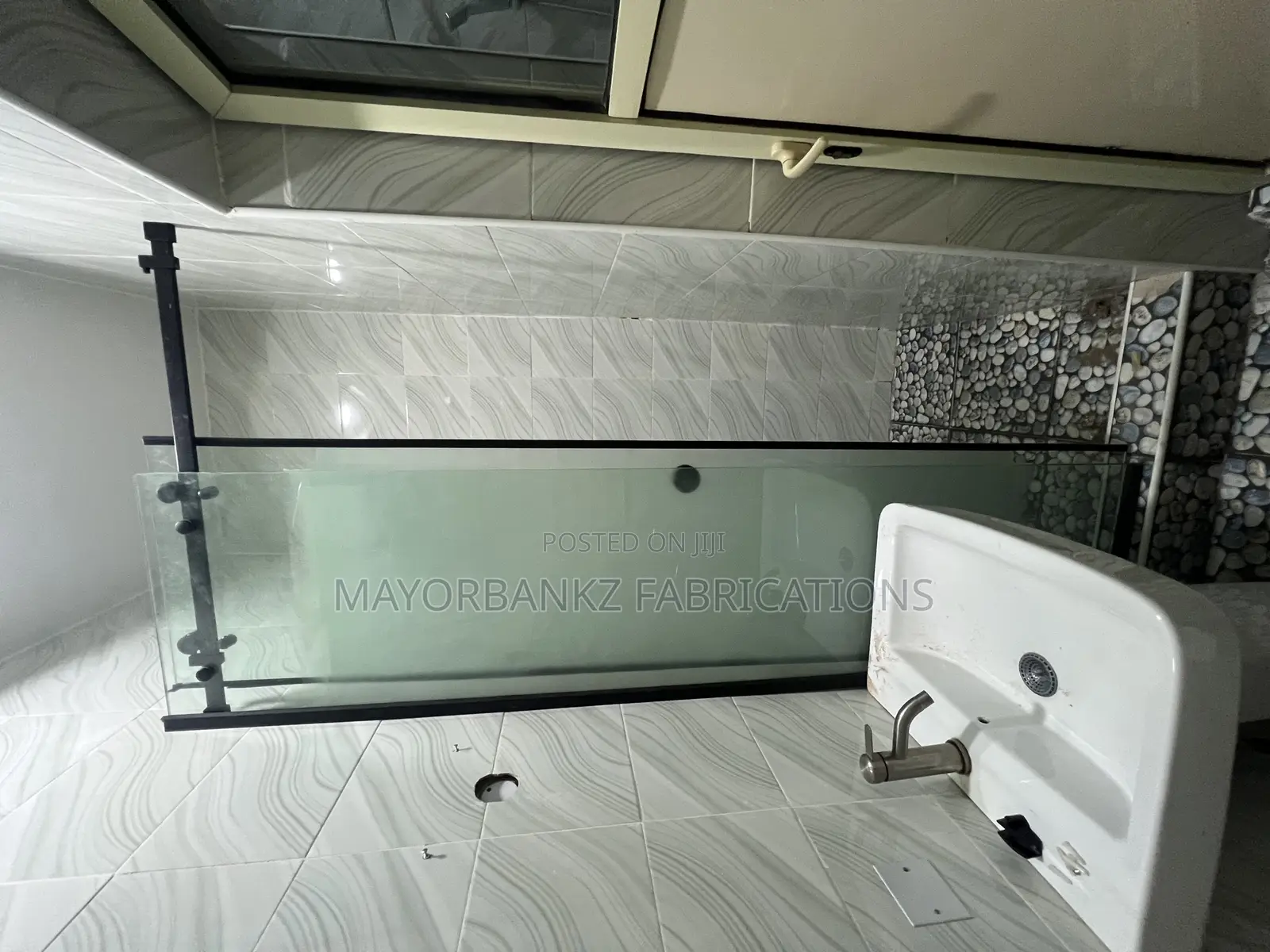 Sliding Shower Cubicles With Black Accessories