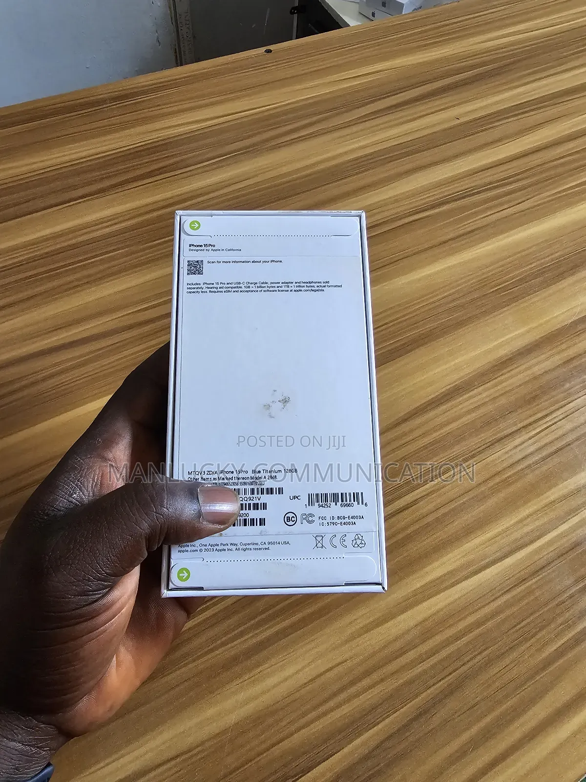 New Apple iPhone 15 Pro 128 GB Black