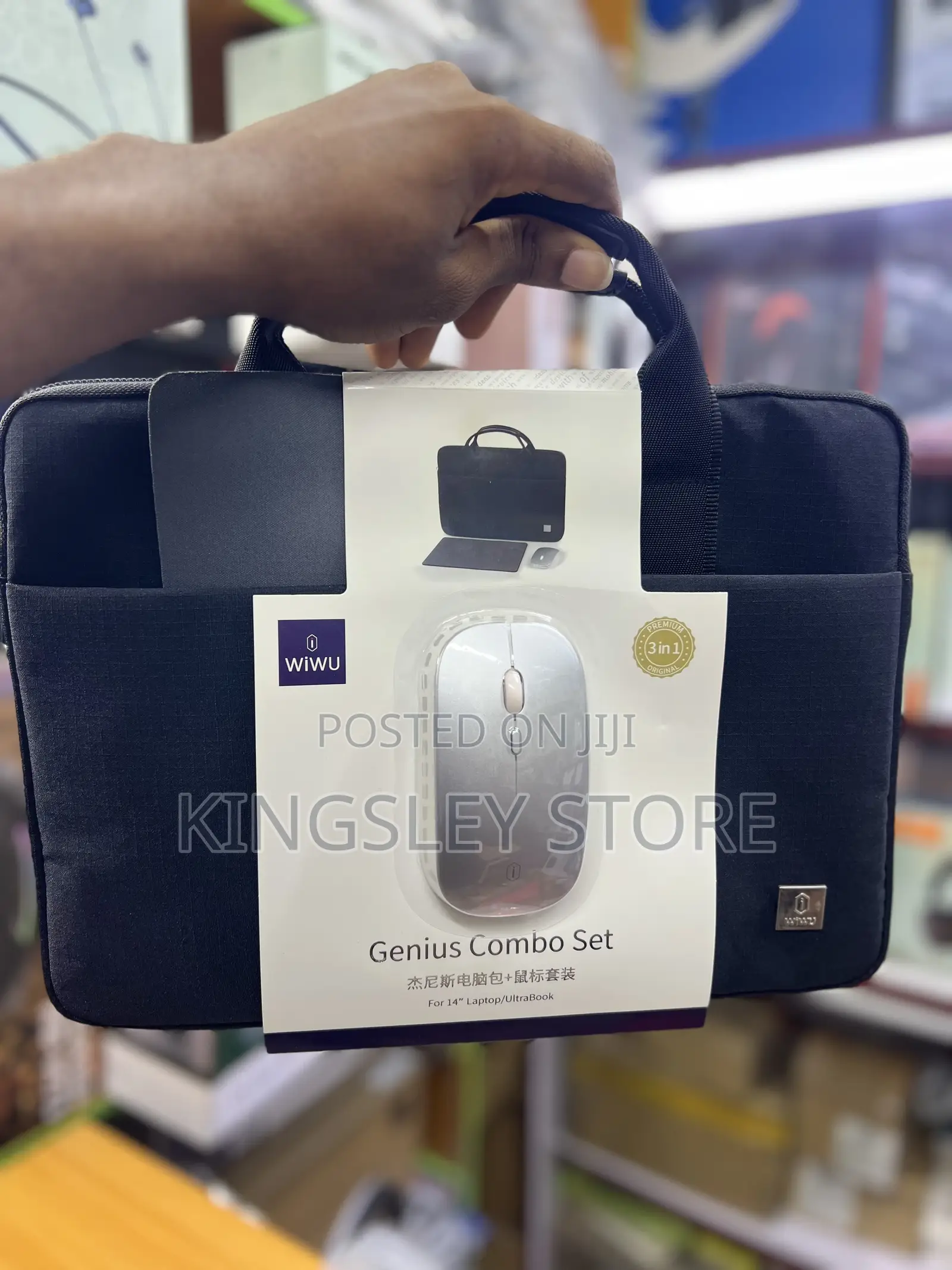 Genius Combo Set Bag With Mouse and Mouse Pad 14 Inch