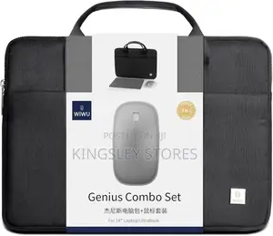Genius Combo Set Bag With Mouse and Mouse Pad 14 Inch