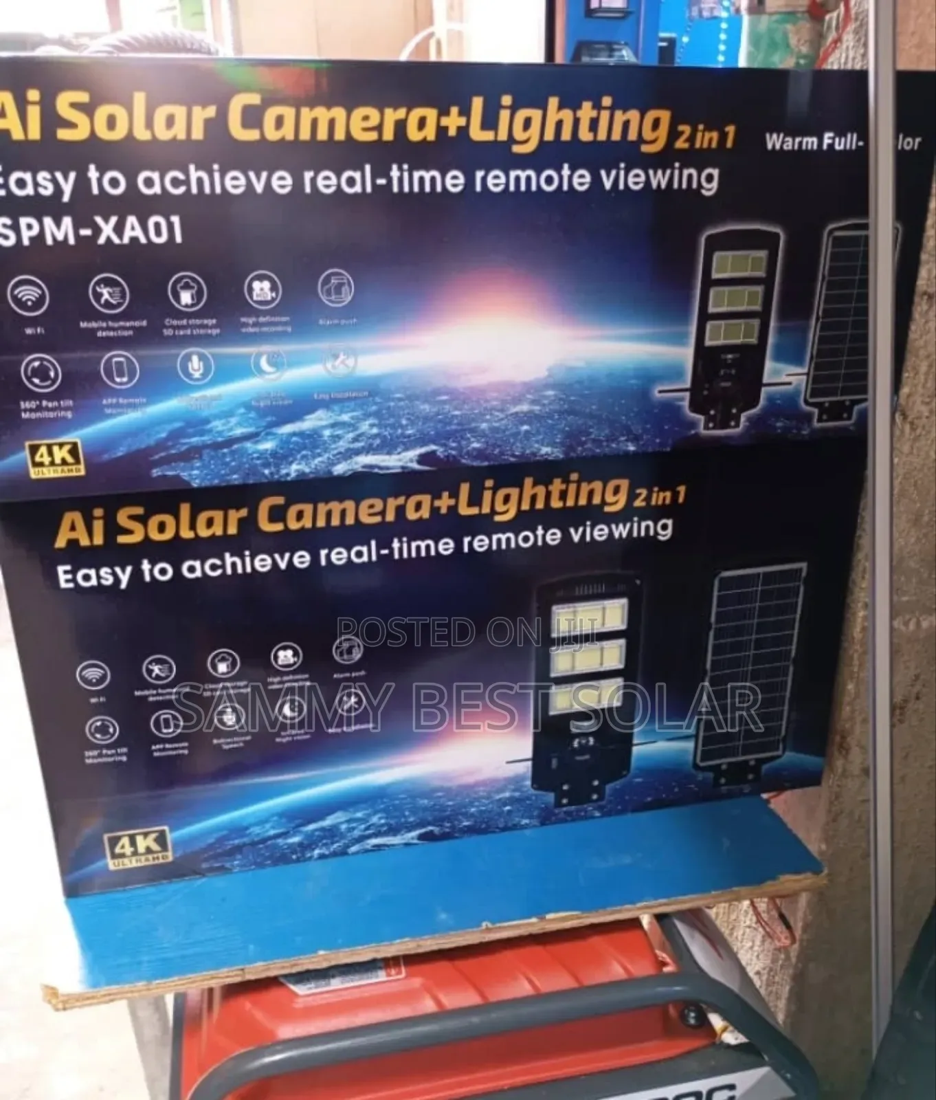 Ai Solar Camera Lighting 2 in One Solar Lighting