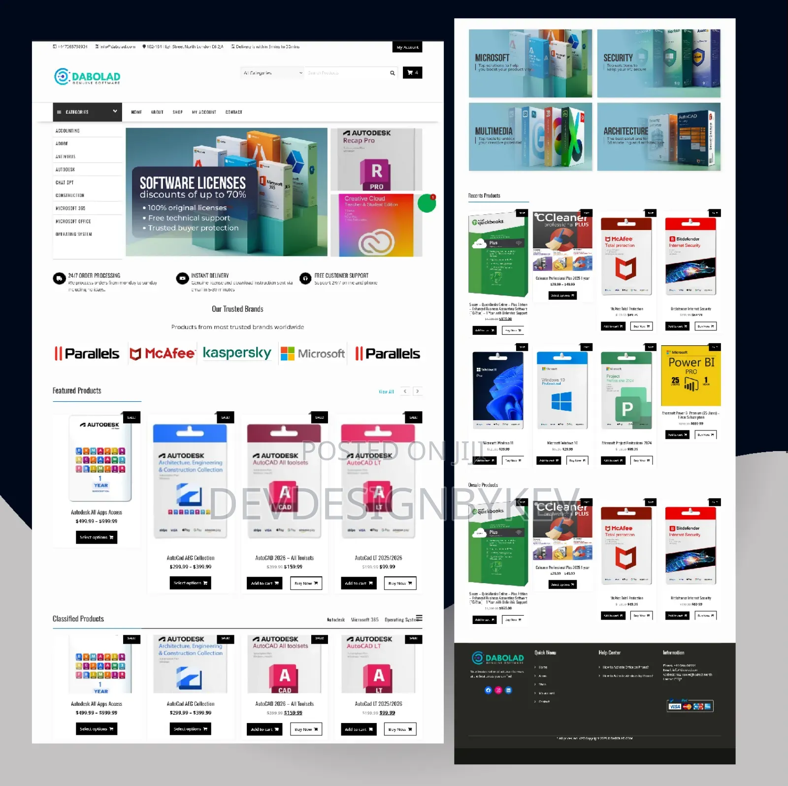 Professional Website Design – High-Converting Landing Pages