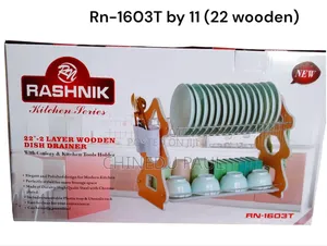 2 Layer Wooden Dish Drainer
