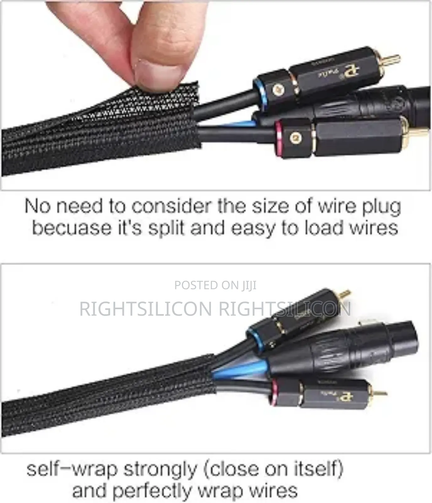 Usa Alex Tech 10ft - 1/2 Inch Cord Protector