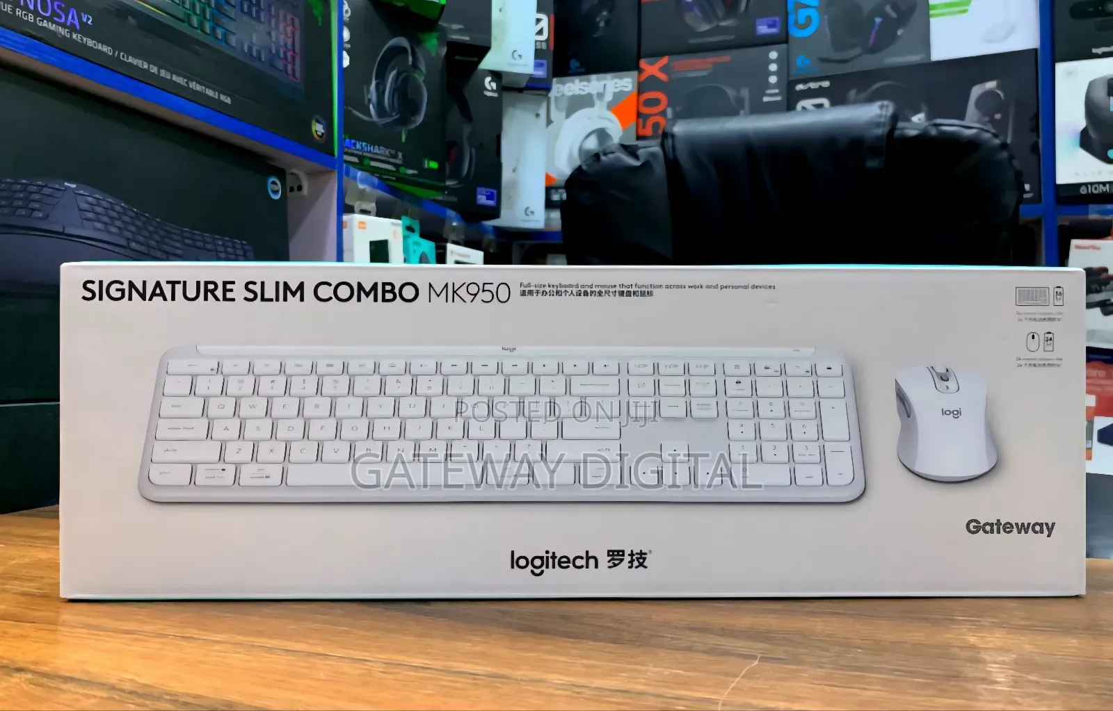 Logitech Mk950 Signature Slim Wireless Keyboard Mouse Combo