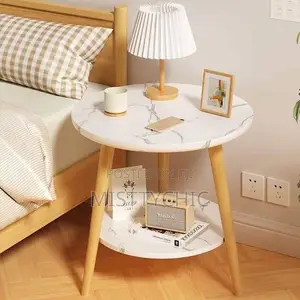Modern Round Table Compact Bedside