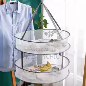 Windproof Flat Laying Clothes Drying Rack