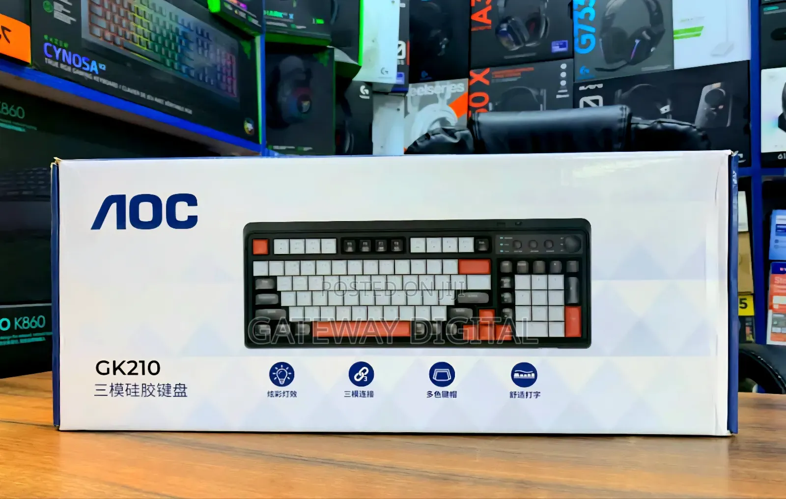 Aoc - Gk210 - Wireless Gaming Mechanical RGB Keyboard