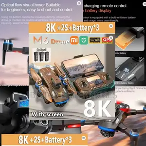 Ultimate Freedom Machine: M6 Drone With 3batteries 5g Wifi