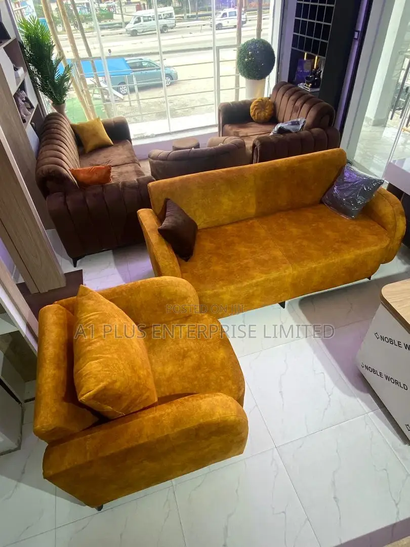 2,1 Seater Mustard Sofa