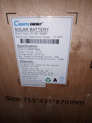 20kwh 51.2v Cworth Lithium Battery