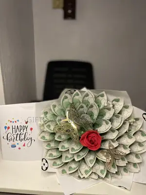 Money Bouquet and Card