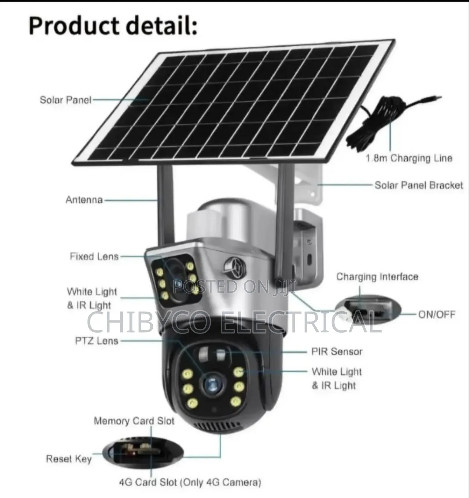 5mp V380 Pro Solar Camera