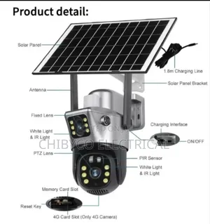 5mp V380 Pro Solar Camera