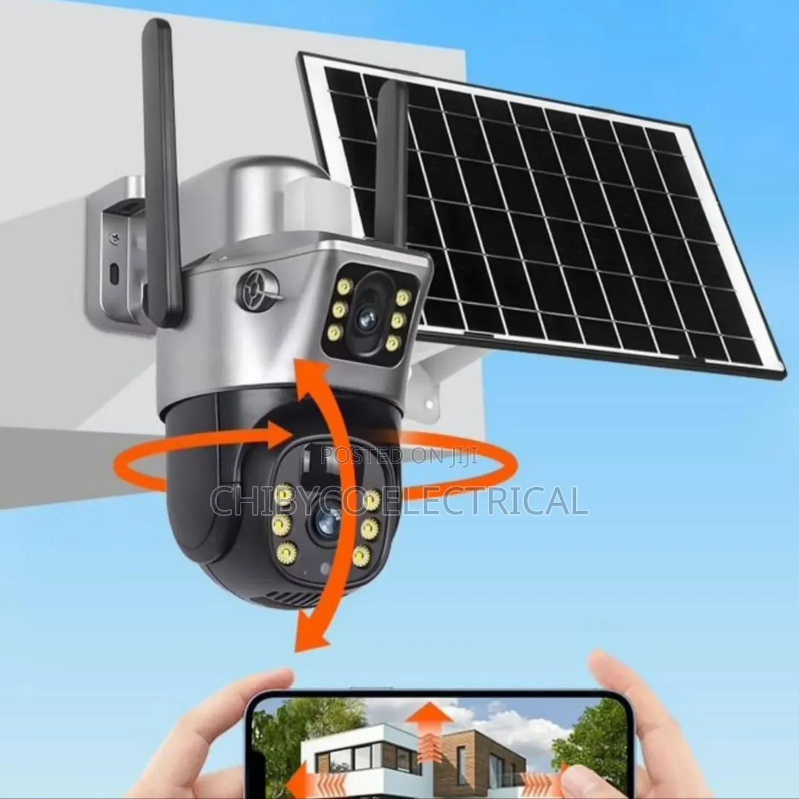 5mp V380 Pro Solar Camera