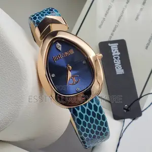 High Quality Luxury Cavalli Female Leather Strap Wristwatch
