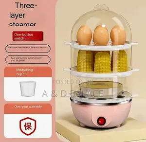 3 Layer Multifunction Elect Egg Boiler/Steamer