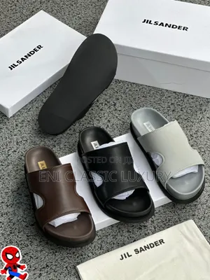 Pure Quality Luxury Men's Slippers Jil Sander Well Branded