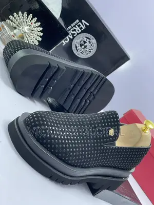 Rhinestone Versace Double Sole Shoes