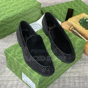 Photo - Original Gucci Suede Loafers Shoes
