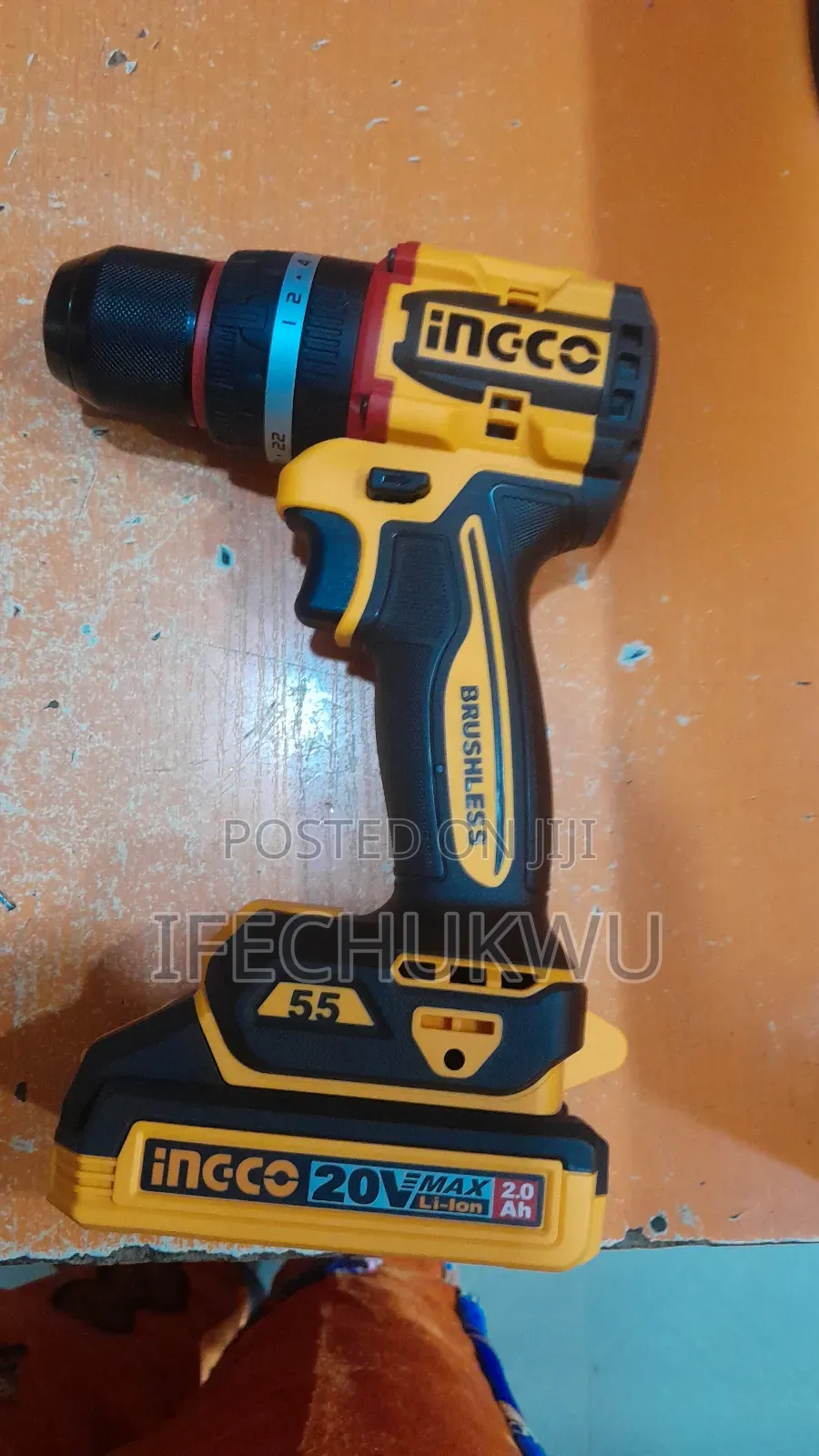 Ingco Brushless Battery Drill