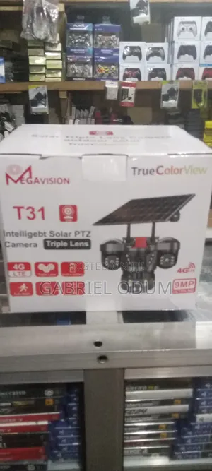 Solar CCTV Camera 3 Lens