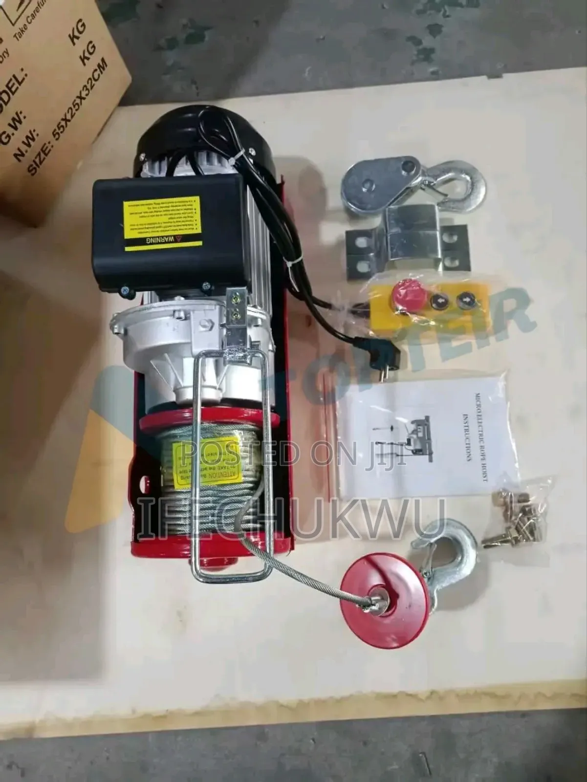 1ton Electric Winch ( Rope Type )