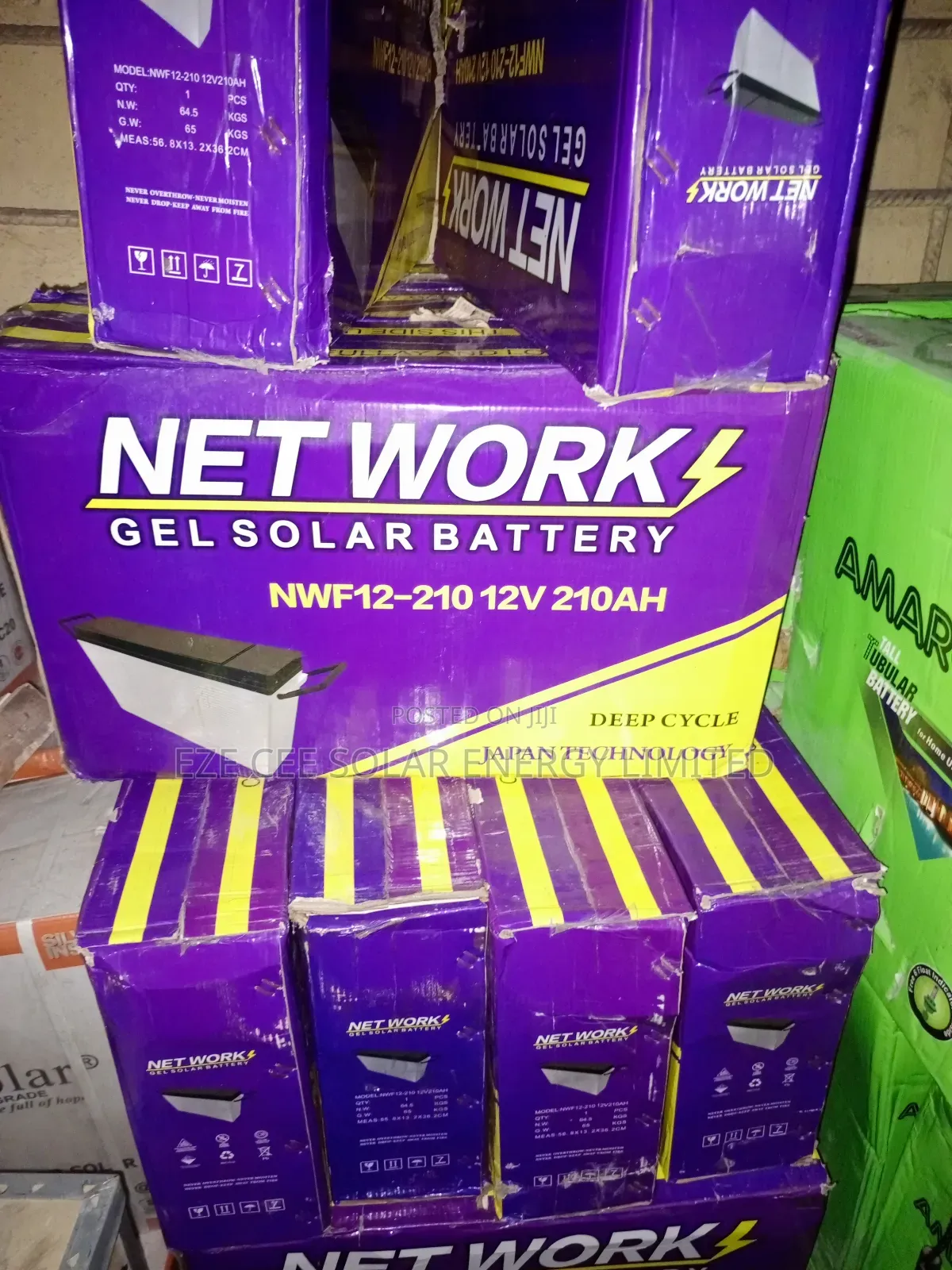 12v 210ahm Network Gel Battery
