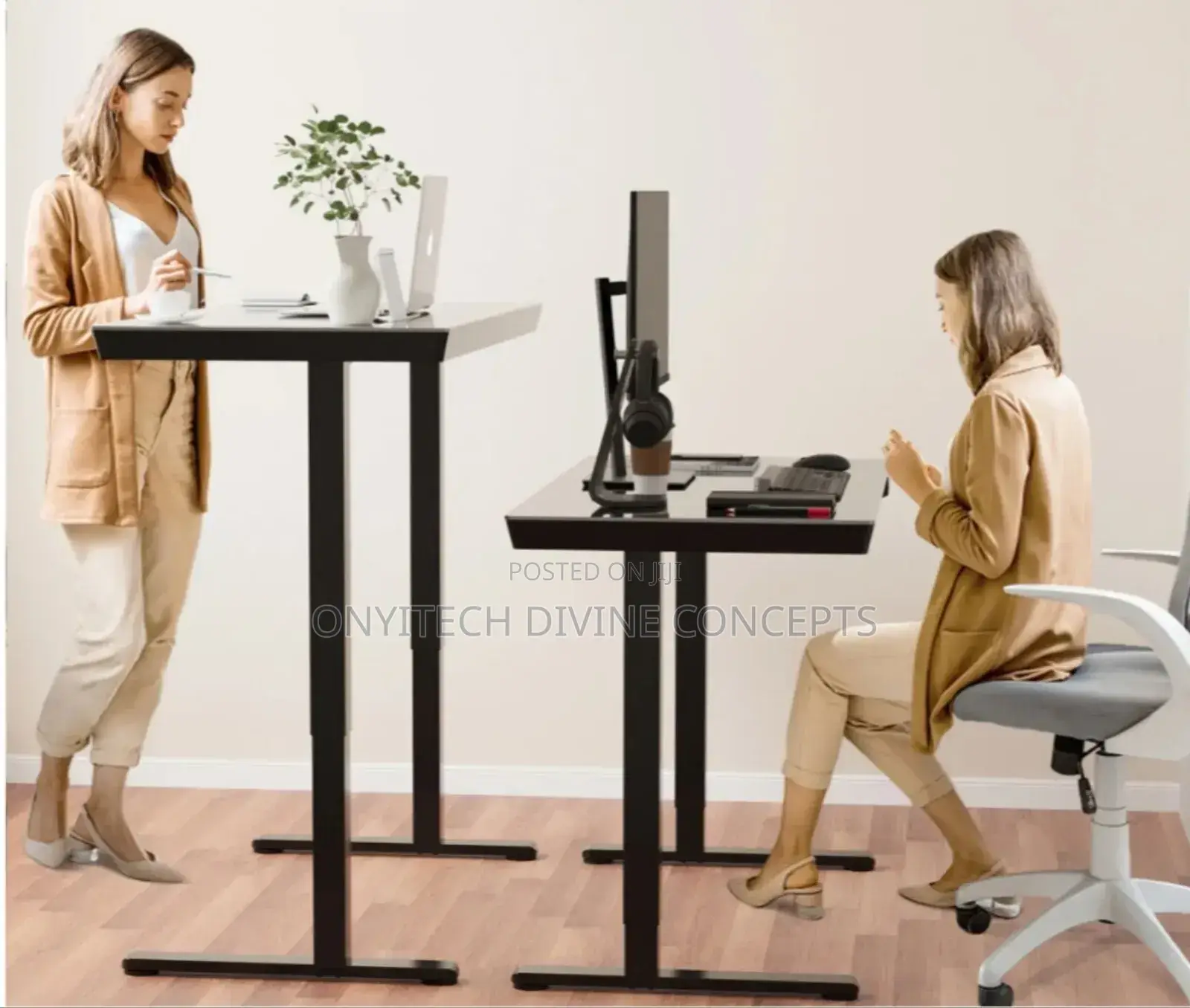 Exclusive Adjustable Electric Table With Softtouch Wifi