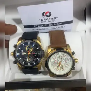 Forecast Chronograph Leather Wristwatch - Brown or Black