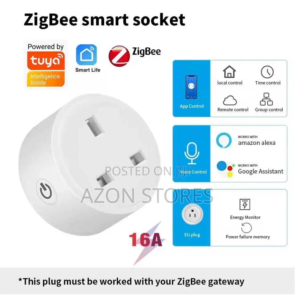 Tuya Smart Plug 16a | Voice Command | Alexa