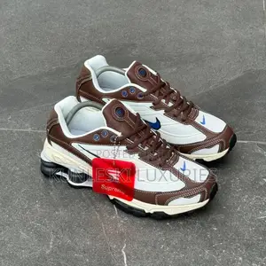 Original Nike Shox Ride 2 Phantom and Baroque Brown Sneakers