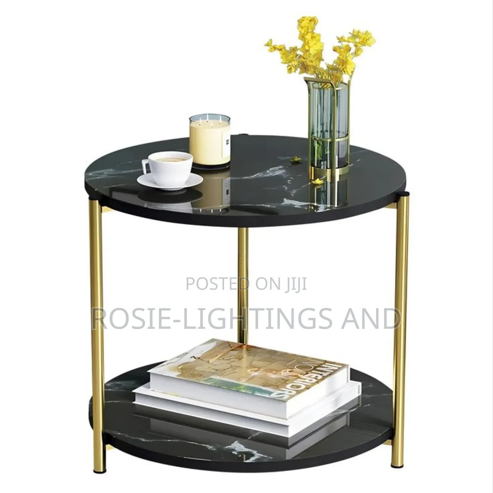Nordic Style Bedside /Round Table Simple Coffee Sofa Table