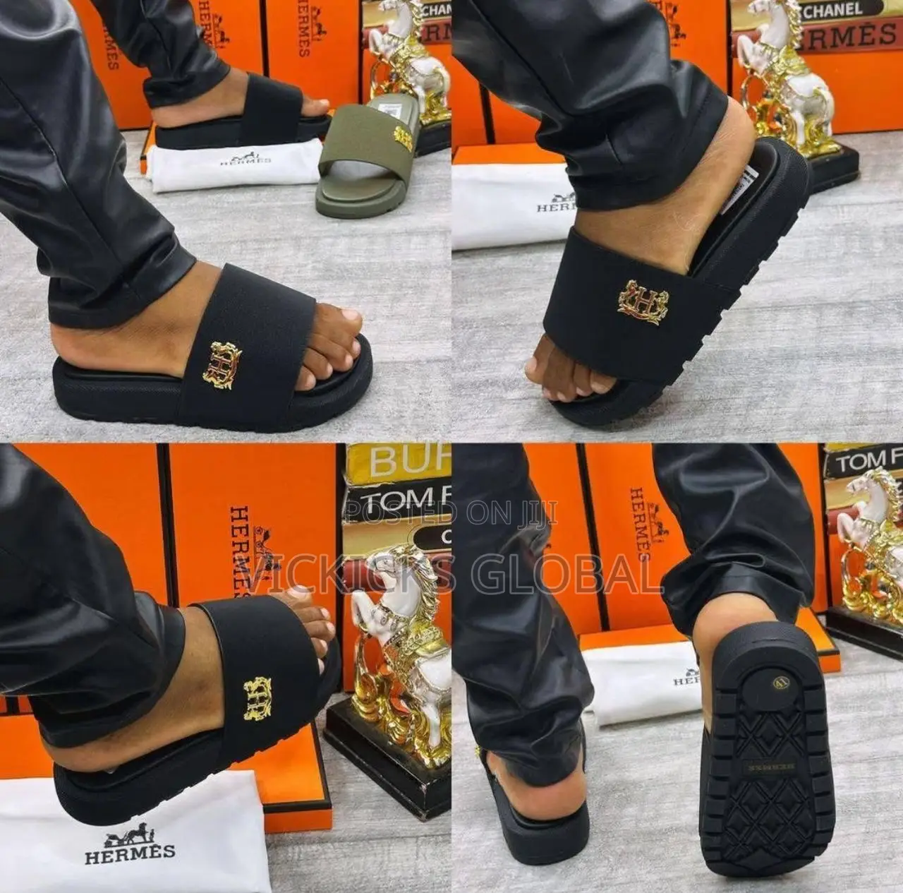 New Hermes Unisex Slide