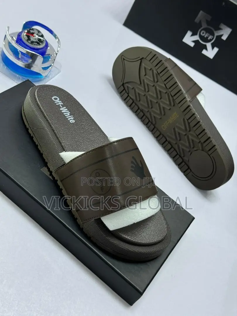 Authentic Off White Unisex Slides