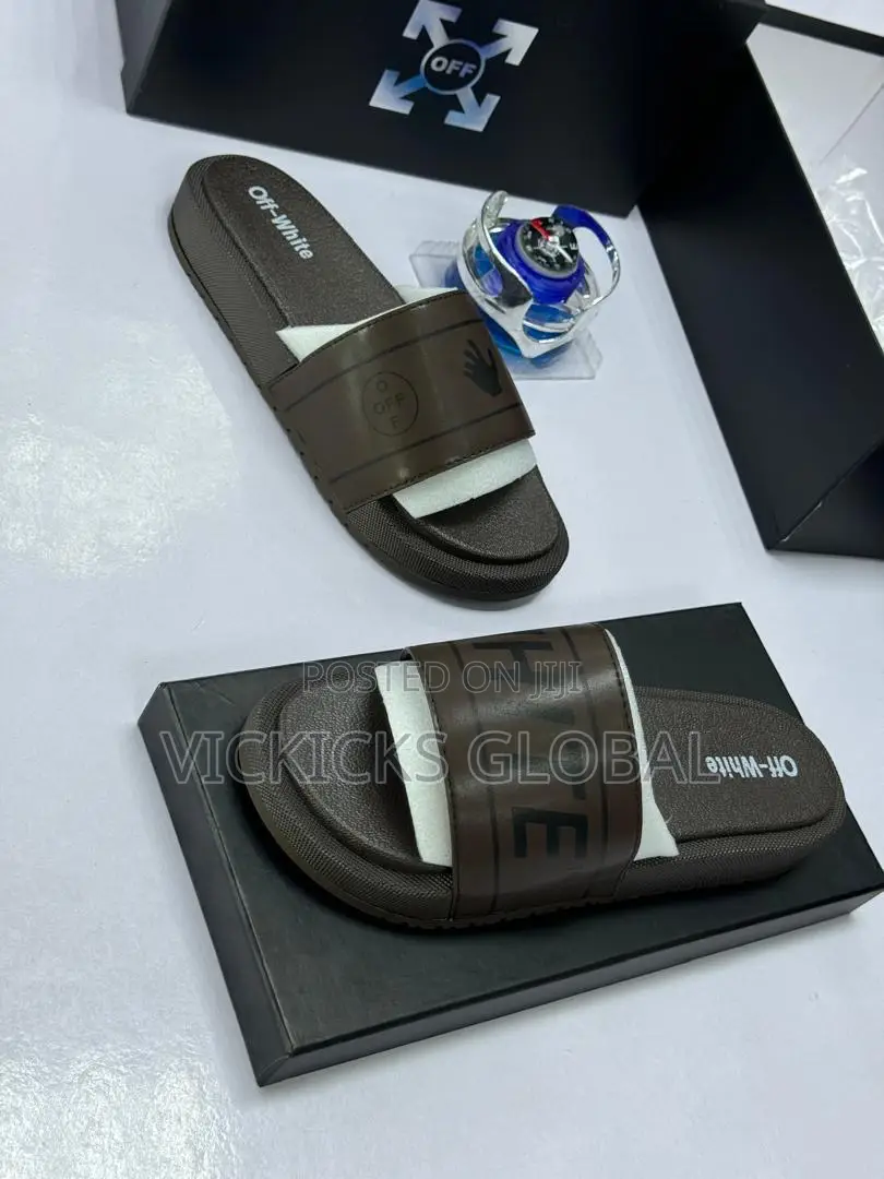 Authentic Off White Unisex Slides