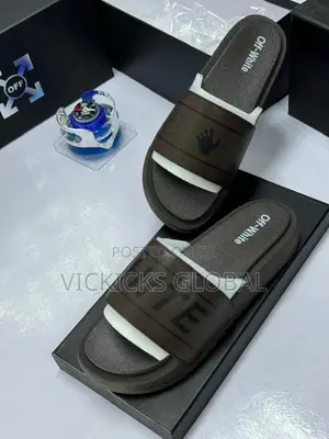 Authentic Off White Unisex Slides