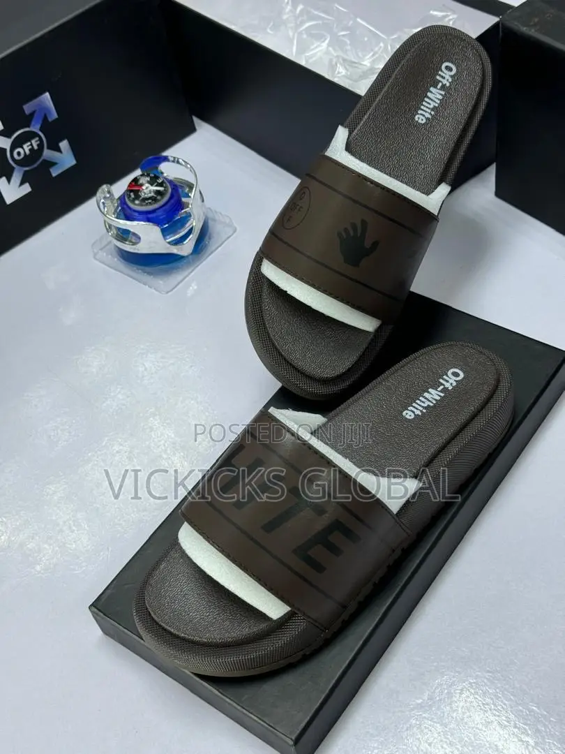 Authentic Off White Unisex Slides