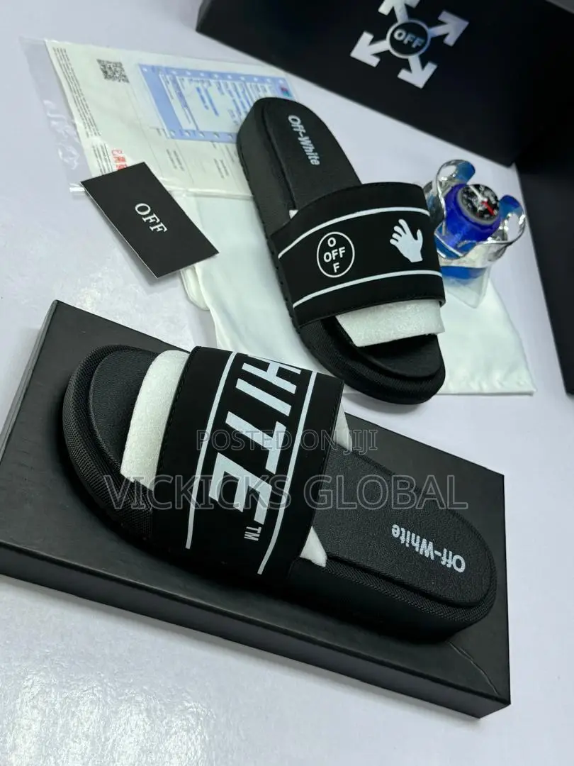 Authentic Off White Unisex Slides