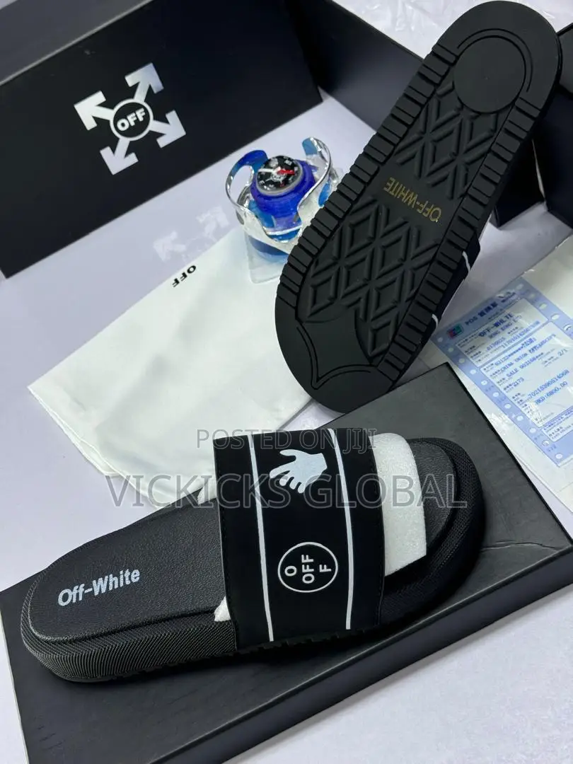 Authentic Off White Unisex Slides