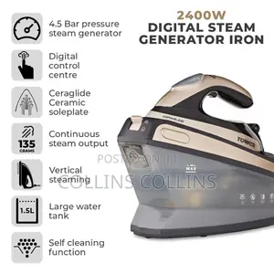 Tower T22024gld Ceraglide Steam Generator Iron