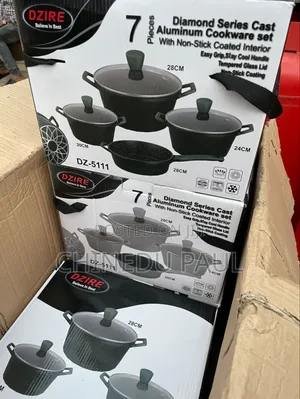 (Dz-5111) Dzire Granite Pot/Cookware Set With Frypan.