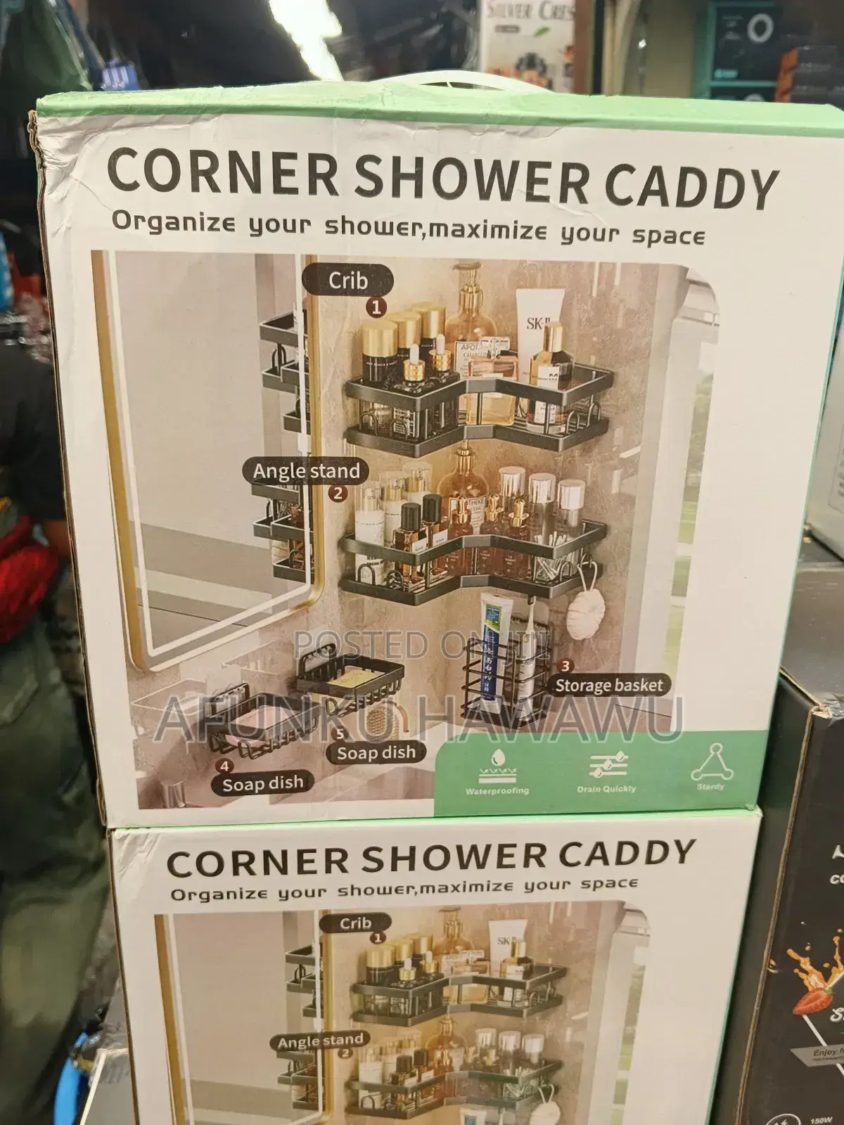 Corner Shower Caddy Set