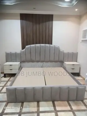 Simple Padded 6 by 6 Bedframe