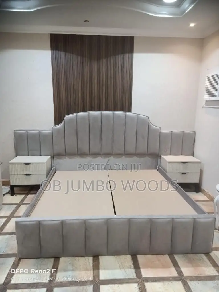 Simple Padded 6 by 6 Bedframe