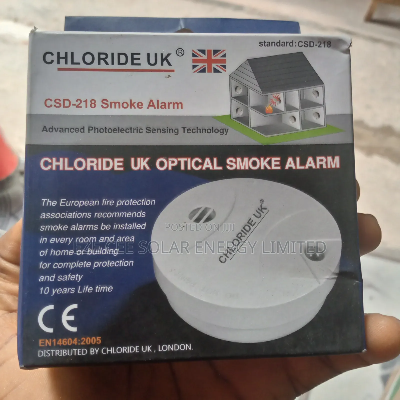 Chloride Battery Smoke Detector