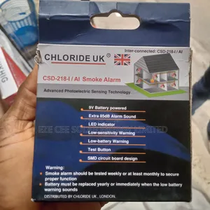 Chloride Battery Smoke Detector
