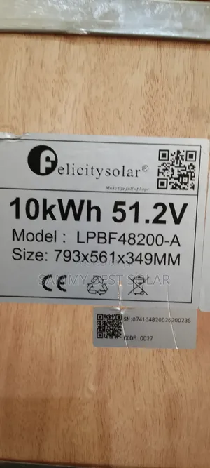 10kwh 51.2v Felicty Lithium Ion Battery