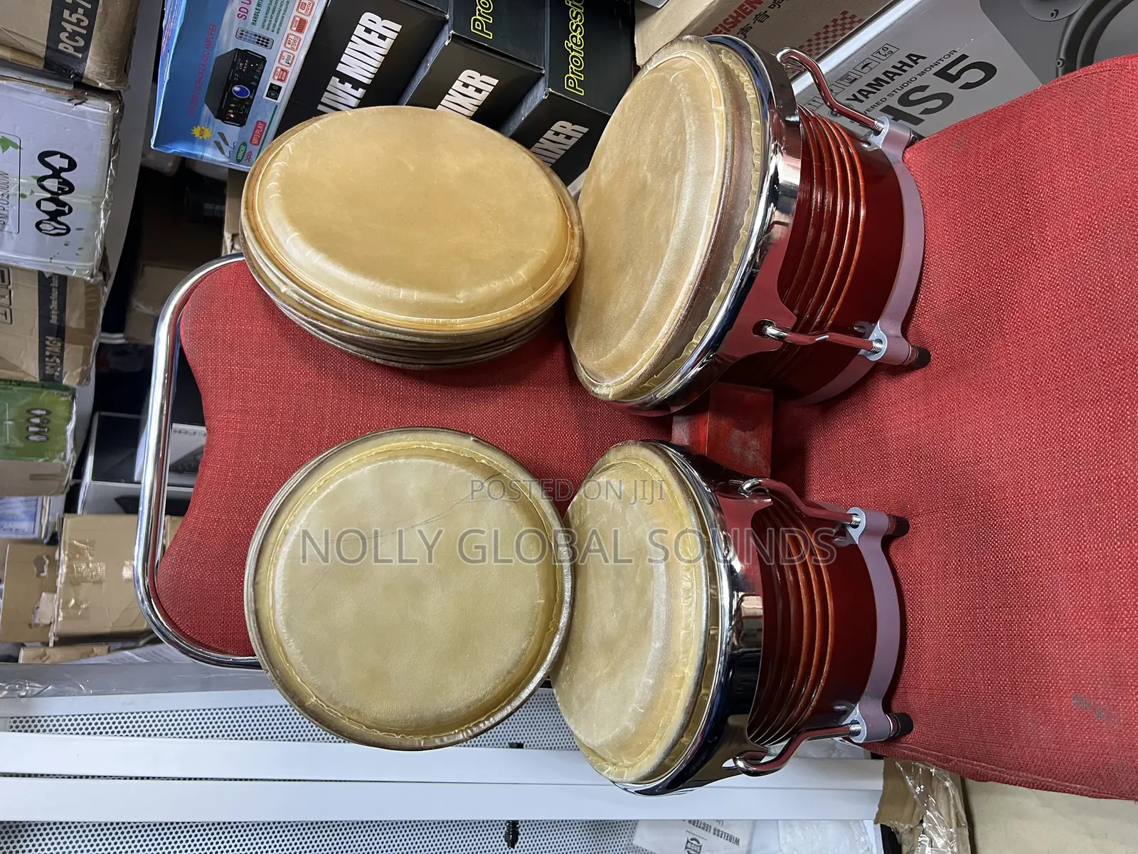 Bongo Drum Replacement Head, Skin, Cover Set 8.5" 7"